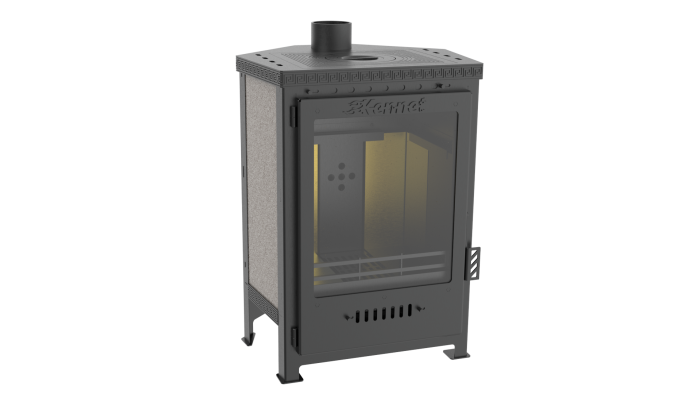 Печь-Камин Ken Гермес угловой 7 кВт 