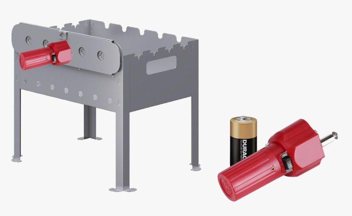 (С/П) Мангал с шампуровертом СамЖарыч